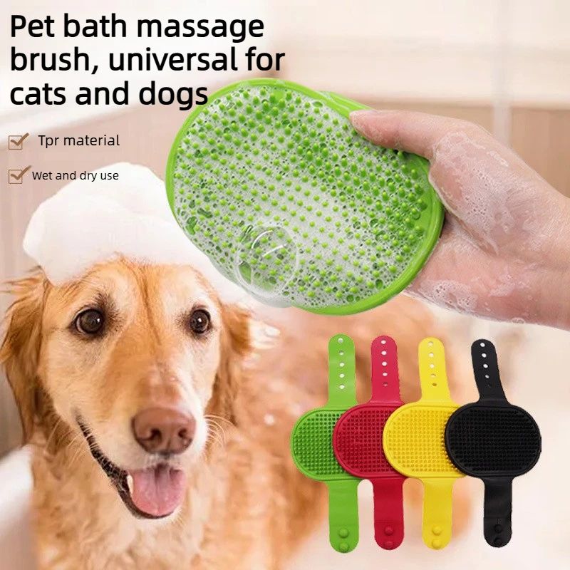 Soft Silicone Pet Bath Brush M - đánh giá và giá Pet Supplies Grooming