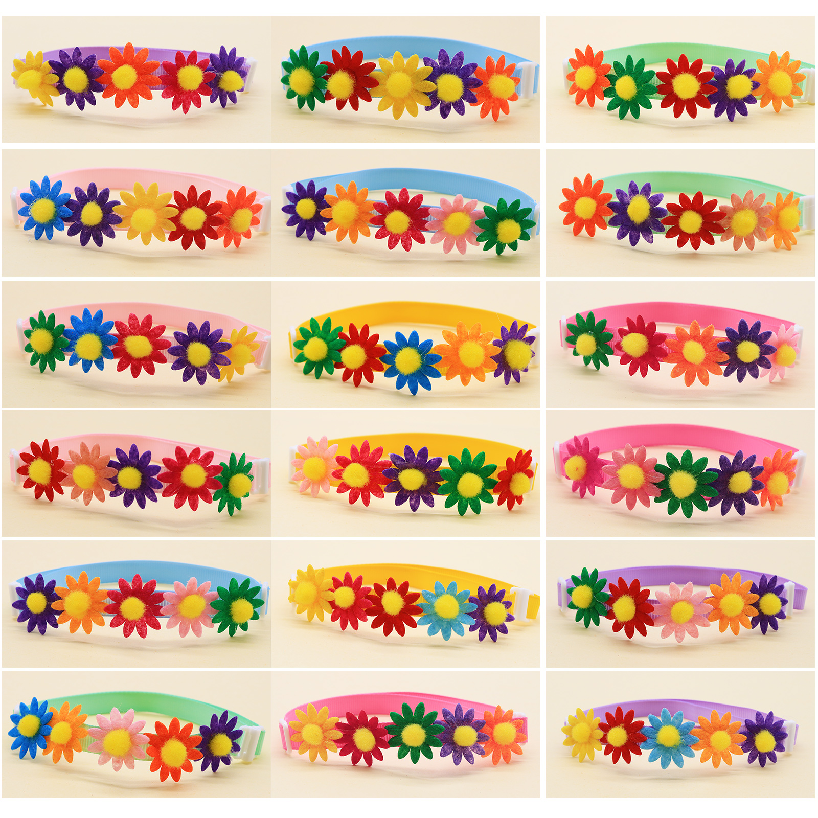 50PCS Colorful Dog Bowties Flo - đánh giá và giá Pet Supplies In Bulk