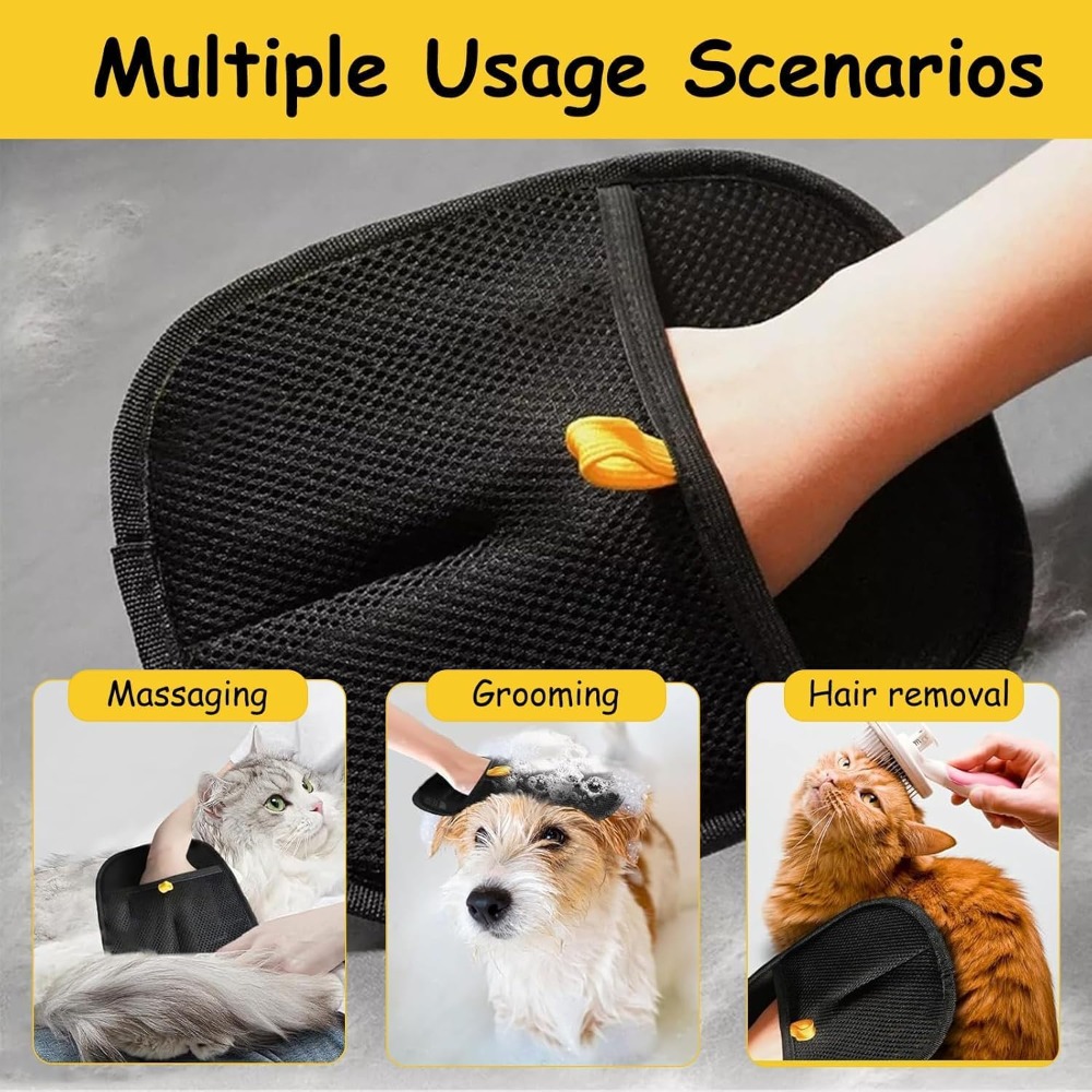 4pcs Double Sided Grooming Glo - đánh giá và giá Pet Supplies Grooming