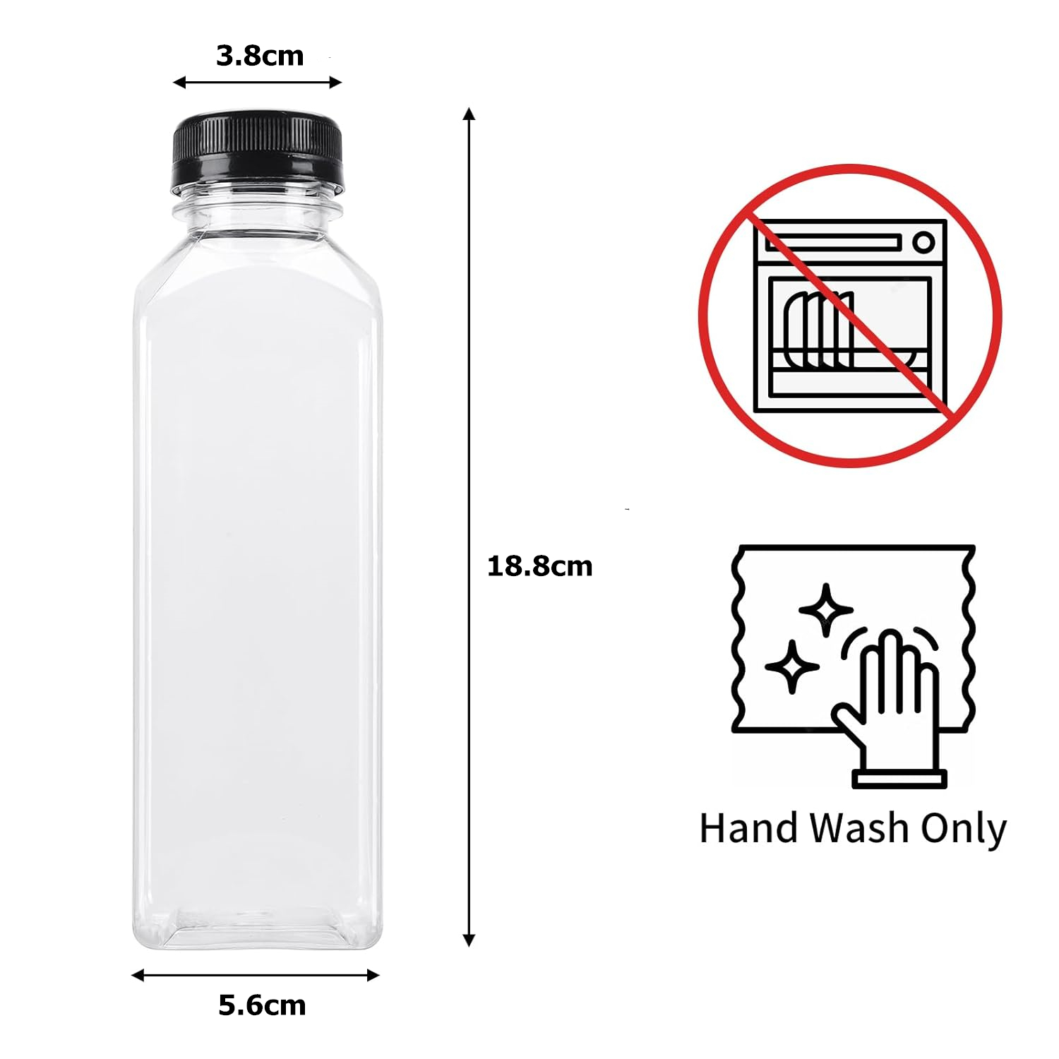 LMETJMA 500ML Juice Bottles PE - đánh giá và giá Pet Supplies In Bulk