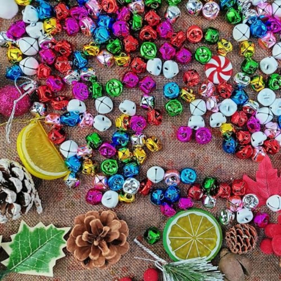 128PCS 0.6inch Jingle Bells 3/ - đánh giá và giá Pet Supplies In Bulk