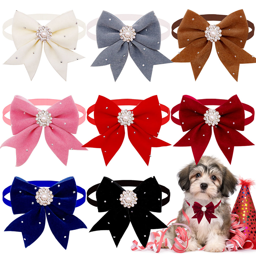 8PCS Dog Collar Floral Ribbon  - đánh giá và giá Pet Supplies In Bulk
