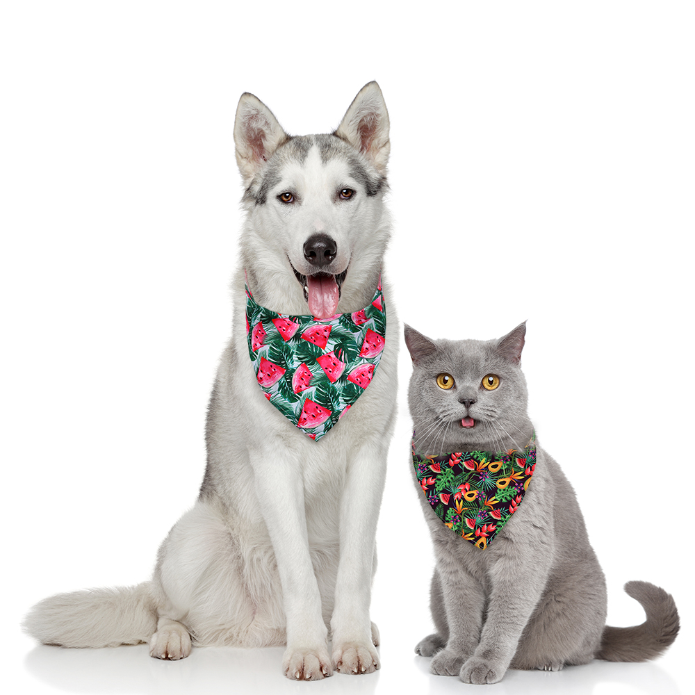 50pcs Dog Bandana Summer Fruit - đánh giá và giá Pet Supplies In Bulk