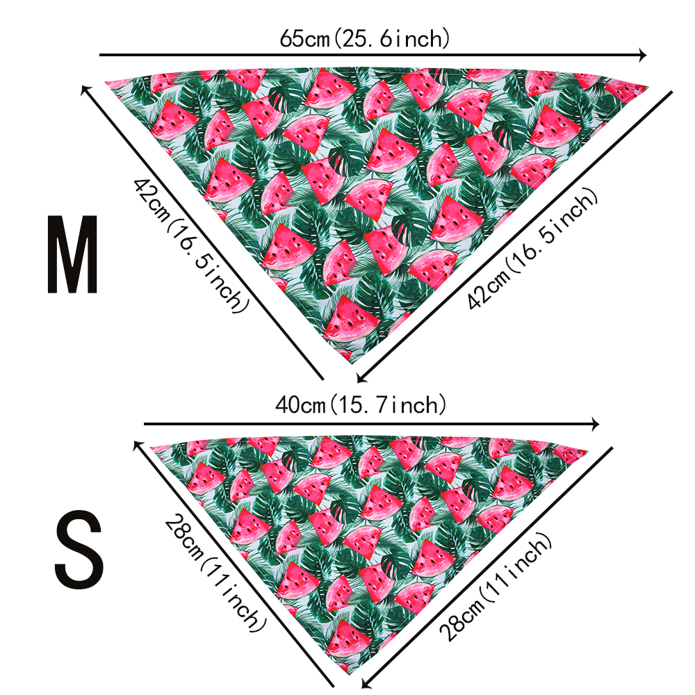 50pcs Dog Bandana Summer Fruit - đánh giá và giá Pet Supplies In Bulk